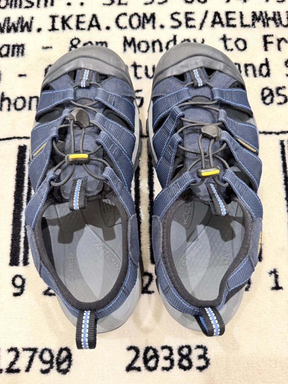 KEEN Newport H2 Closed Toe Sport Sandals - Navy Grey Black